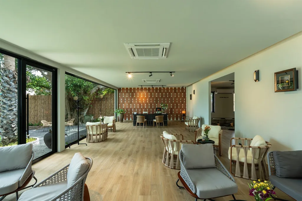 Reception area at Pure Relax massage and spa Koh Phangan