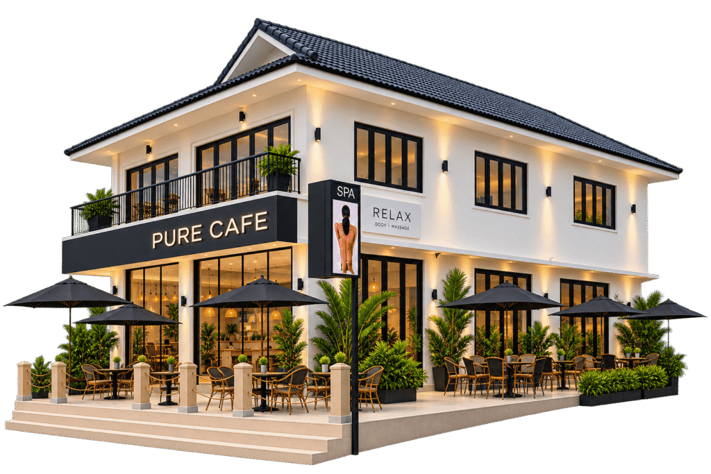 pure cafe koh phangan